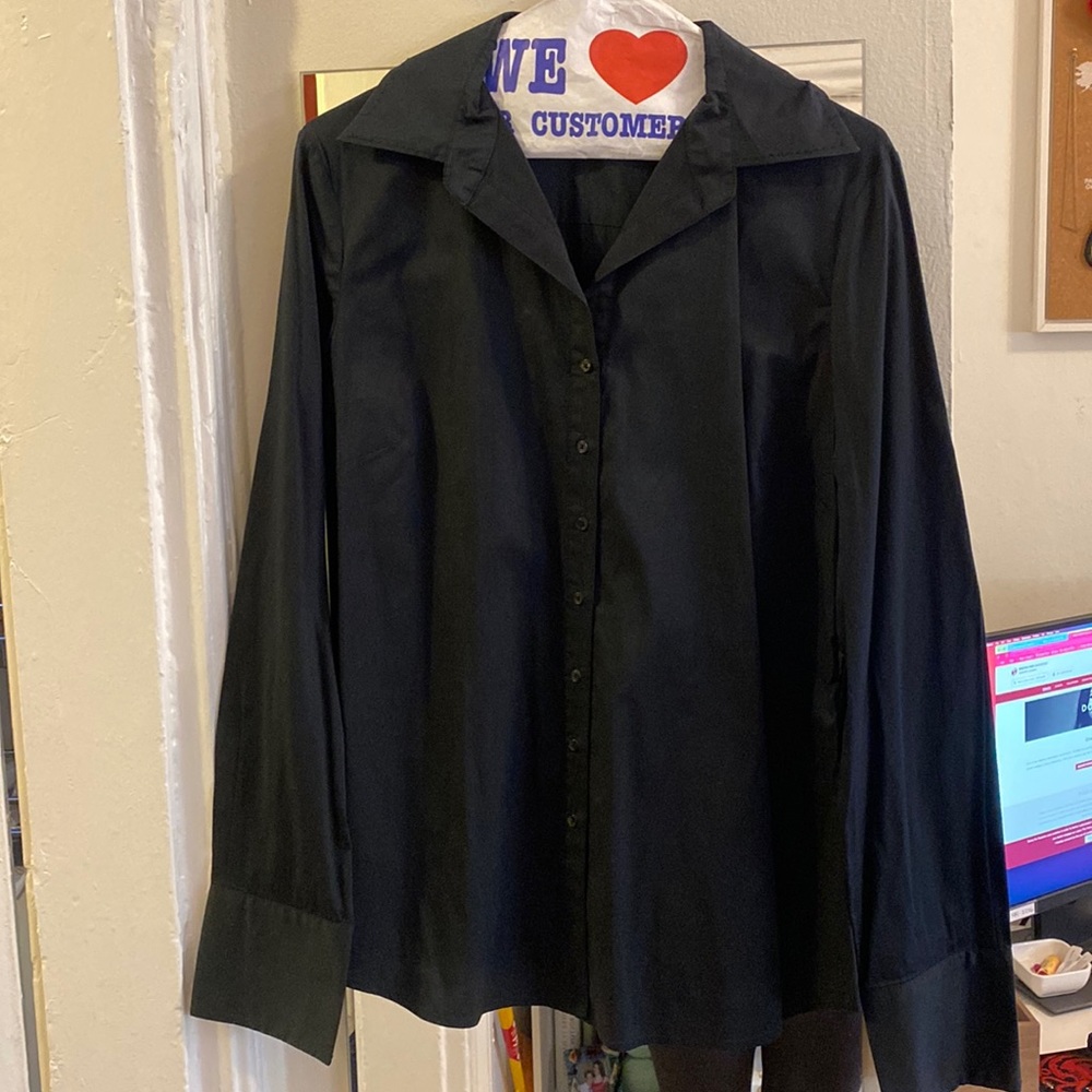 Women’s Black Button-Down